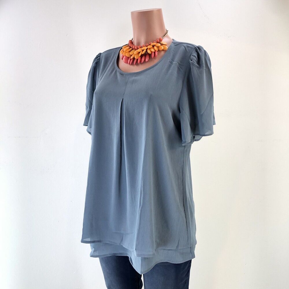 NWT Gaharu Women Casual Blouse L - Picture 2 of 16